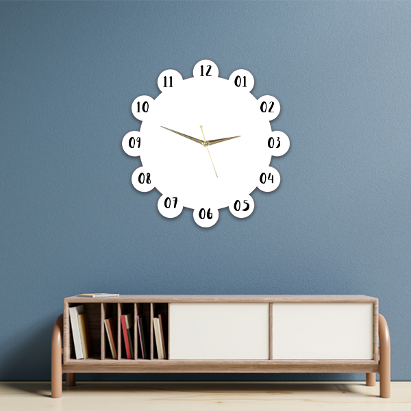 Flower Personalized Wall Clock
