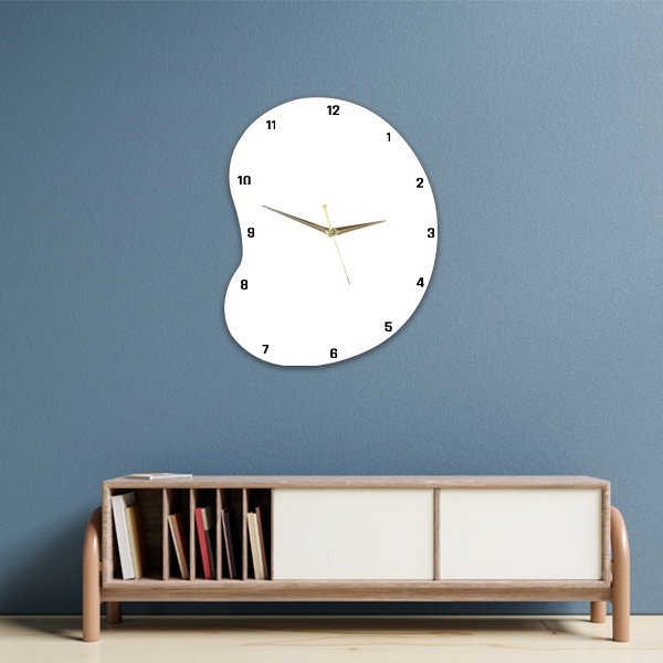 Egg Shape Personalized Wall Clock